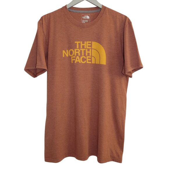 The North Face Men's Poly/ Blend Half DOME Gray Graphic Logo T Shirt Sz M - Picture 1 of 4